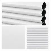 Black-out BO 001 Pure – witte verduisterende honingraatstof