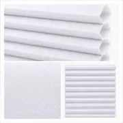 Duo Tone DT 001 Morning Frost – rijpwitte honingraatstof met witte achterzijde