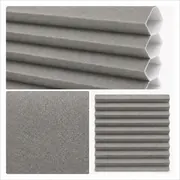 Duo Tone DT 002 Urban Ash – asgrijze honingraatstof met witte achterzijde