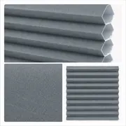 Duo Tone DT 003 Shadow Grey – schaduwgrijze honingraatstof met witte achterzijde