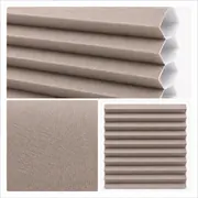 Duo Tone DT 009 Velvet Taupe – fluweel taupe honingraatstof met witte achterzijde