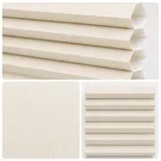 Single Tone ST 005 Cream – crèmekleurige lichtdoorlatende honingraatstof