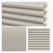 Single Tone ST 006 Naturel – naturelkleurige lichtdoorlatende honingraatstof