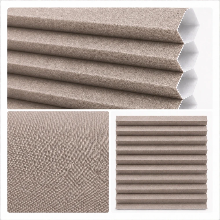Duo Tone Velvet Taupe – DT 009 met gekleurde kamerzijde en witte achterzijde