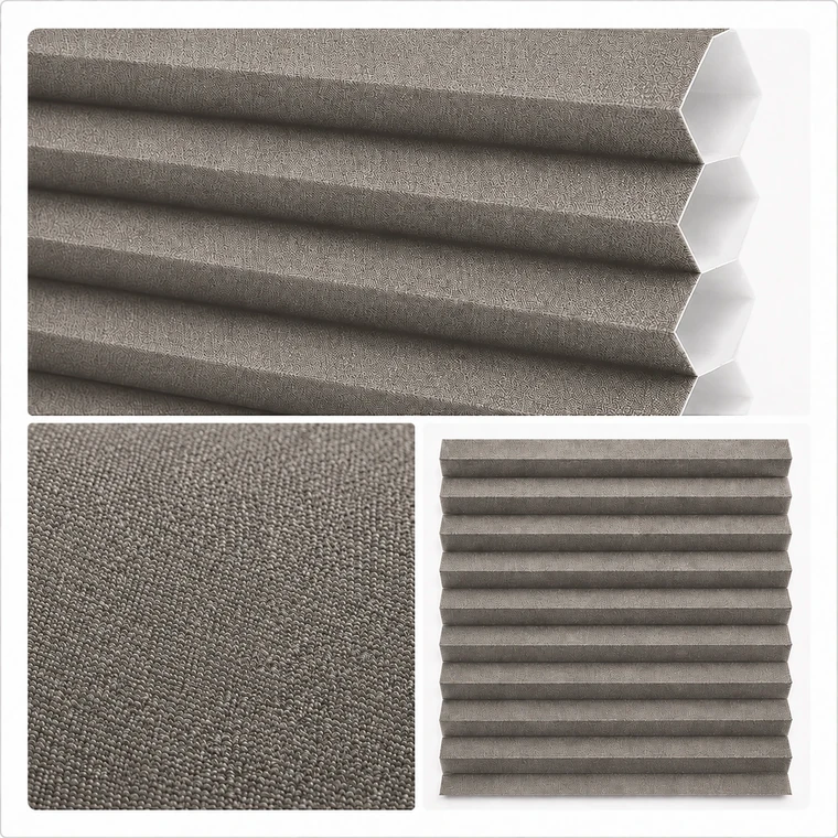 Duo Tone Dune Grey – DT 072, gekleurde kamerzijde met witte achterzijde